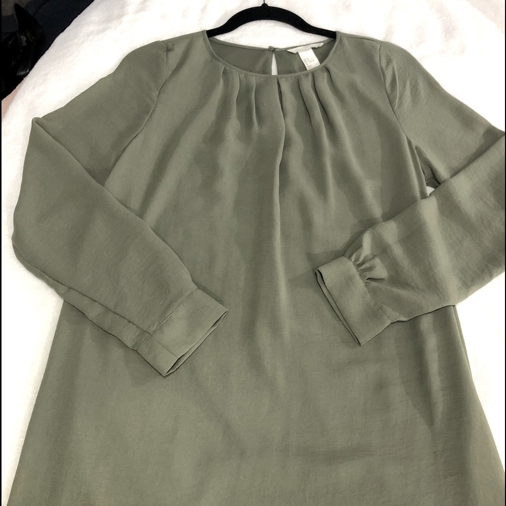 NWT H&M green dress size 6